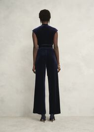 Olive Jumpsuit, Midnight Navy, hi-res