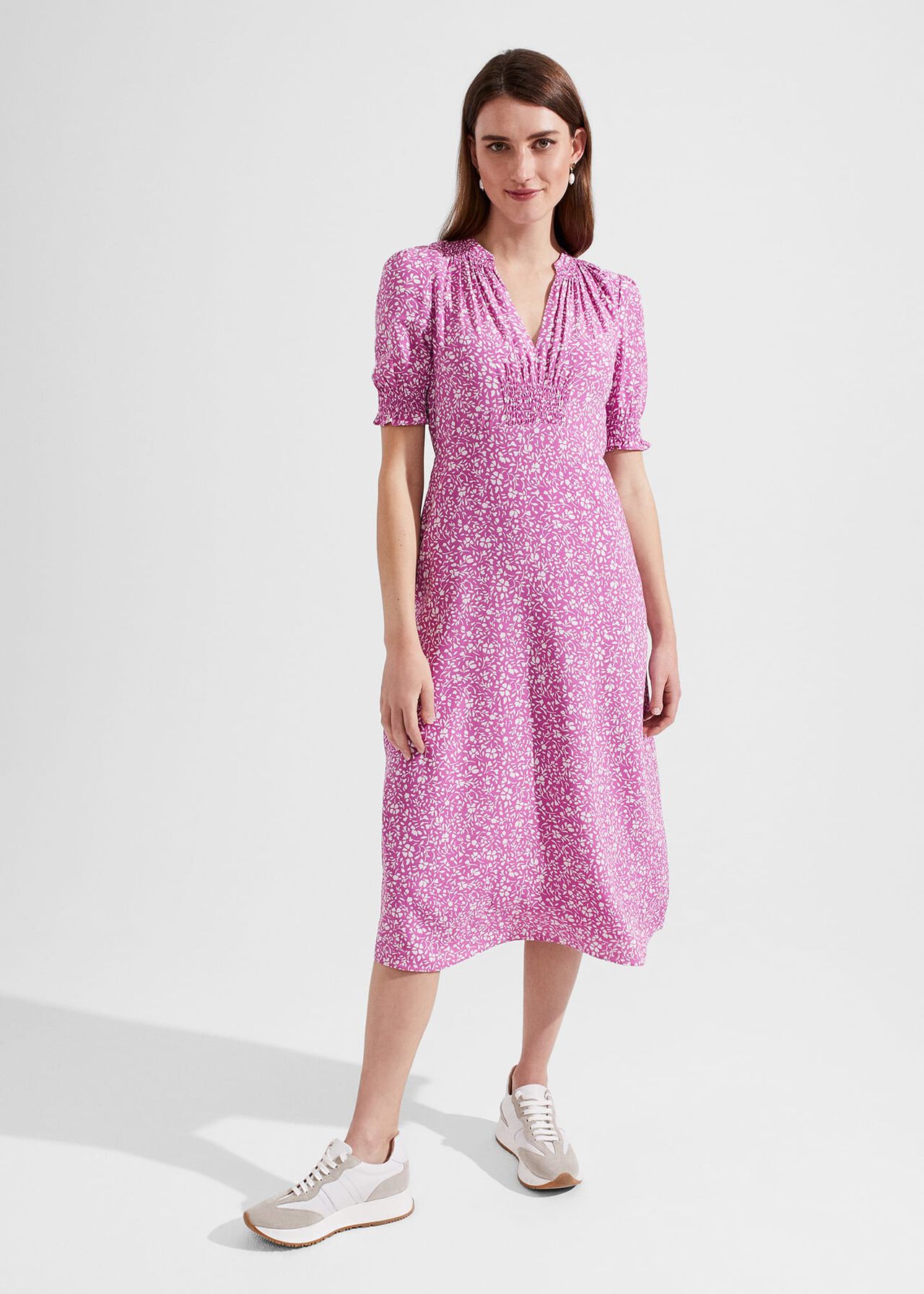 Tullia Dress, Pink Ivory, hi-res