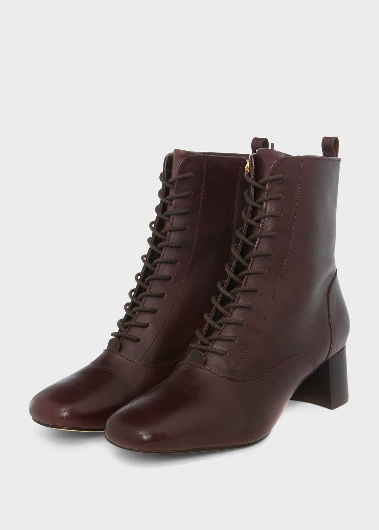 Issy Lace Up Boot, Dark Plum, hi-res