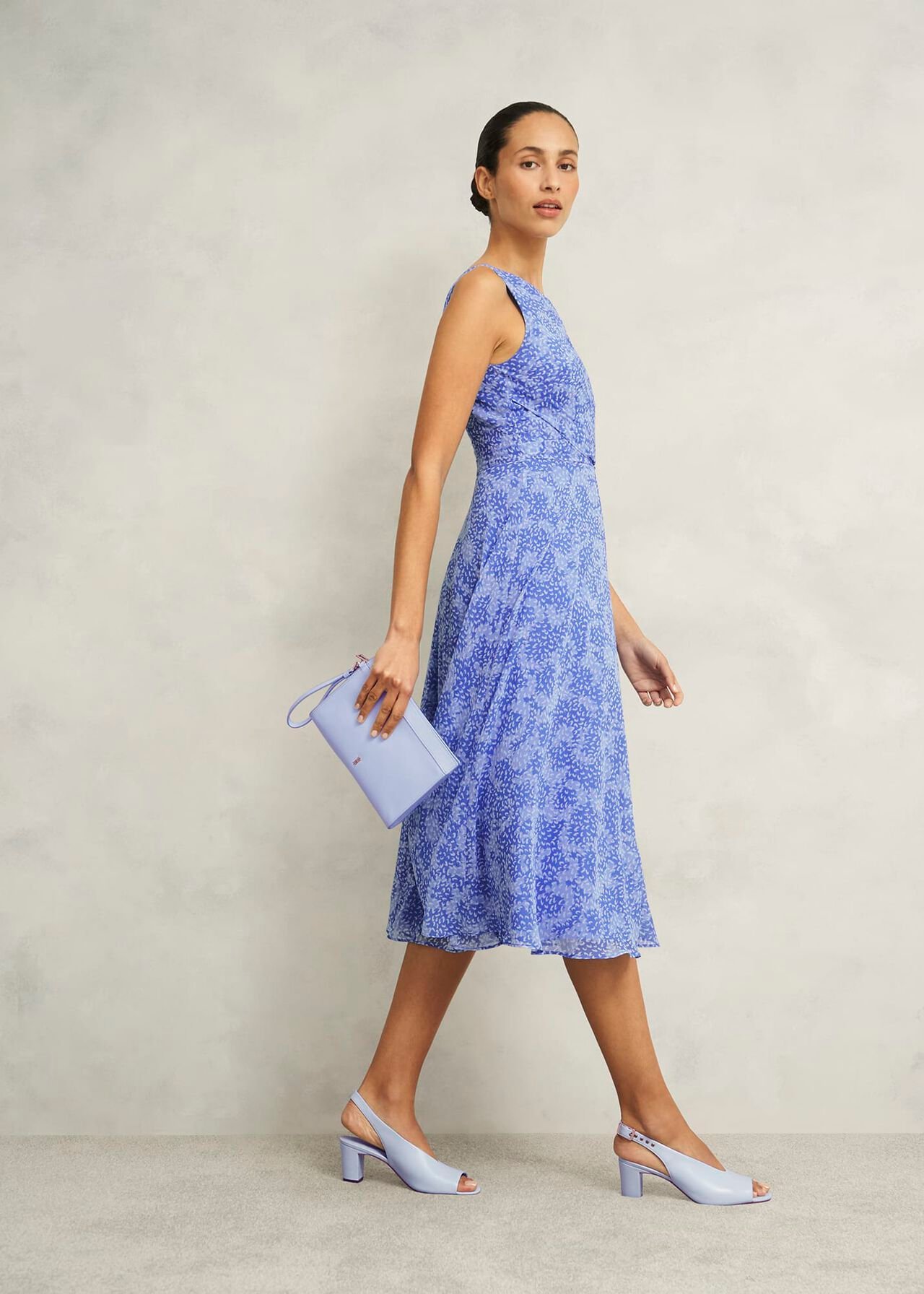 Petite Jess Dress, Blue Multi, hi-res