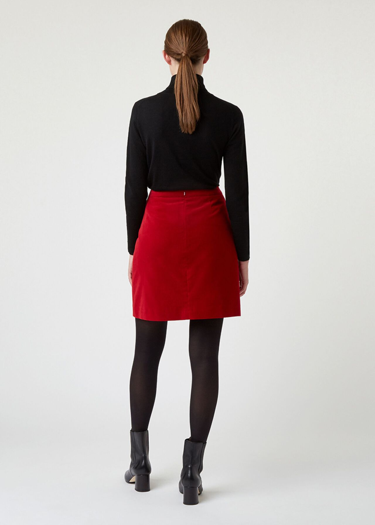 Vanetta Skirt, Red, hi-res