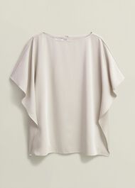 Delora Blouse, Oyster, hi-res