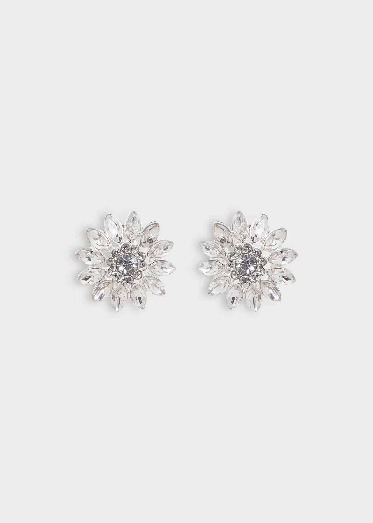 Tina Earrings, Silver, hi-res