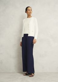 Aubrey Knitted Cardigan, Hobbs Ivory, hi-res