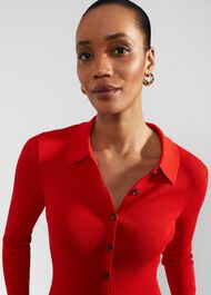 Blanche Cardigan, Red, hi-res