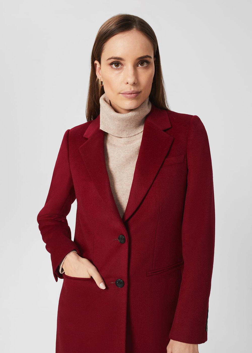 Tilda Coat, Rhubarb Red, hi-res