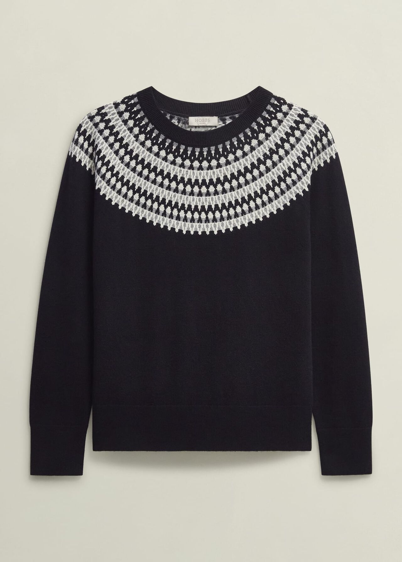 Greta Sparkle Fairisle Sweater , Navy Multi, hi-res