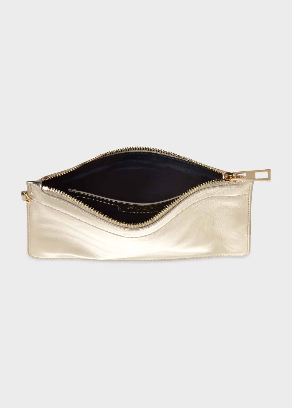 Lundy Leather Wristlet, Gold, hi-res