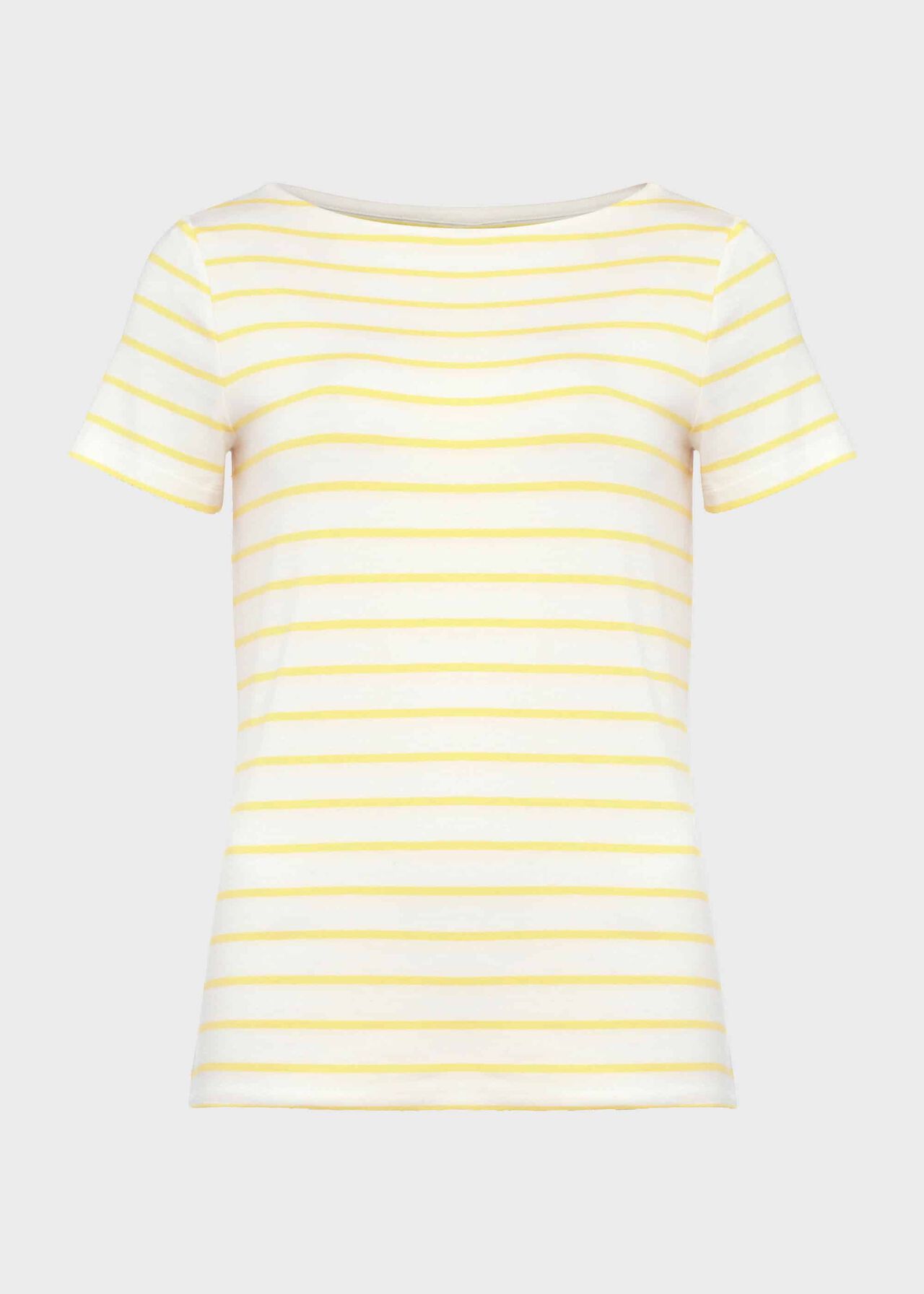 Sonya Striped Top, Yellow Ivory, hi-res