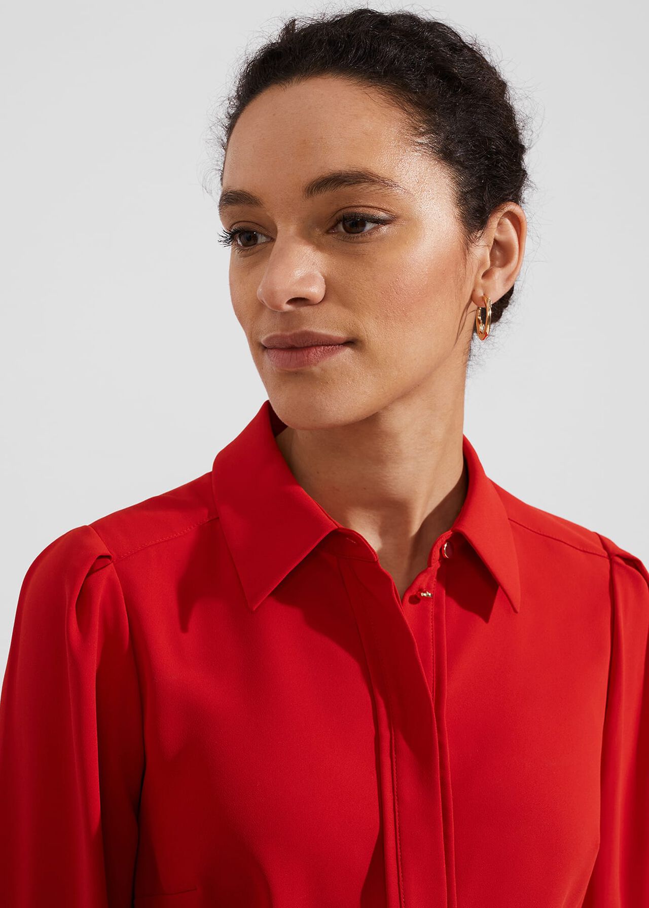 Verity Blouse, Red, hi-res