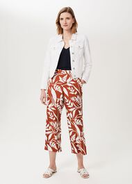 Mariam Denim Jacket, Milky White, hi-res