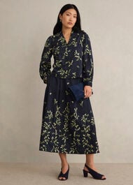 Annie Floral Embroidered Skirt, Midnight Multi, hi-res