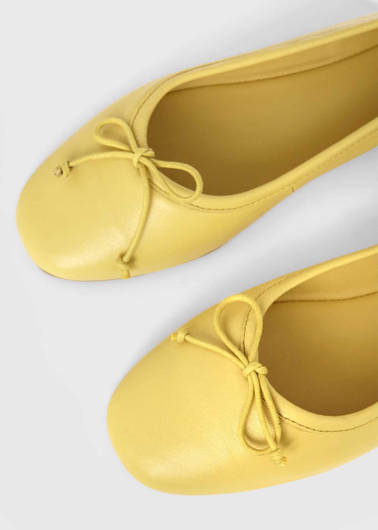 Hattie Ballet Flats, Pale Yellow, hi-res