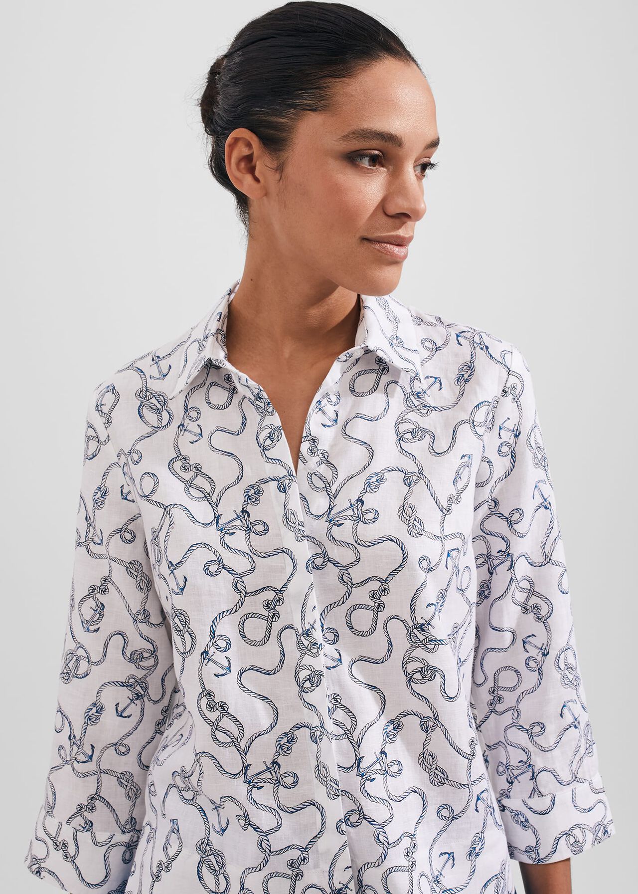 Nita Shirt, Ivory Multi, hi-res
