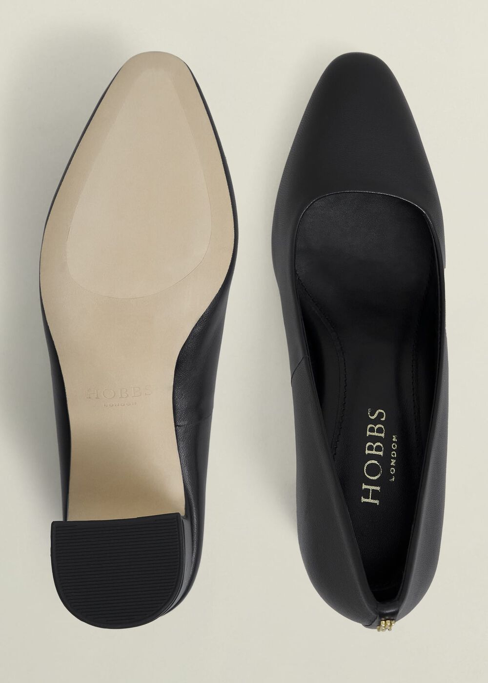 Lily Leather Courts, Black, hi-res
