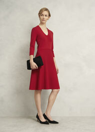 Petite Scarlett Dress, Pomegranate Red, hi-res