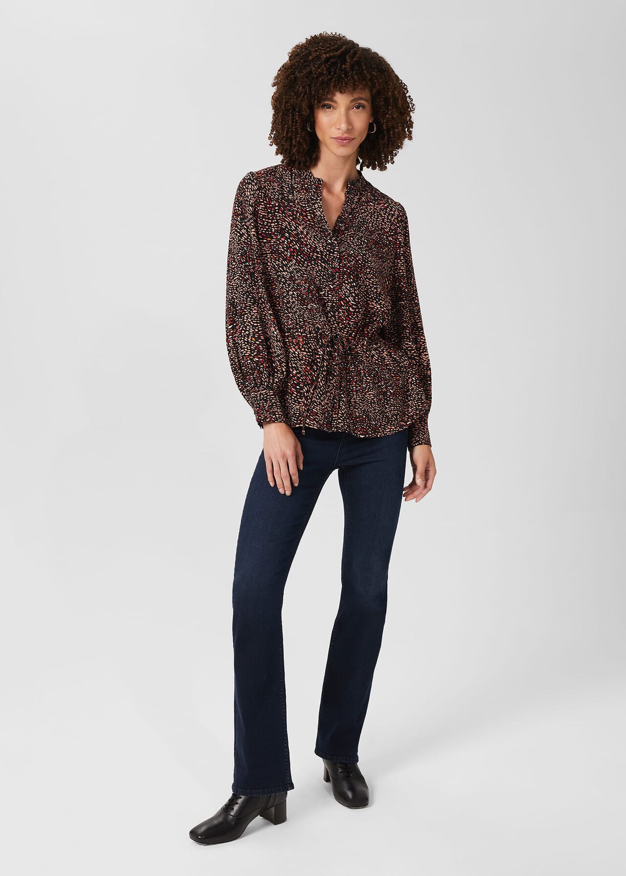 Rosalia Blouse, Black Multi, hi-res
