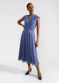 Hailey Dress, Blue Multi, hi-res
