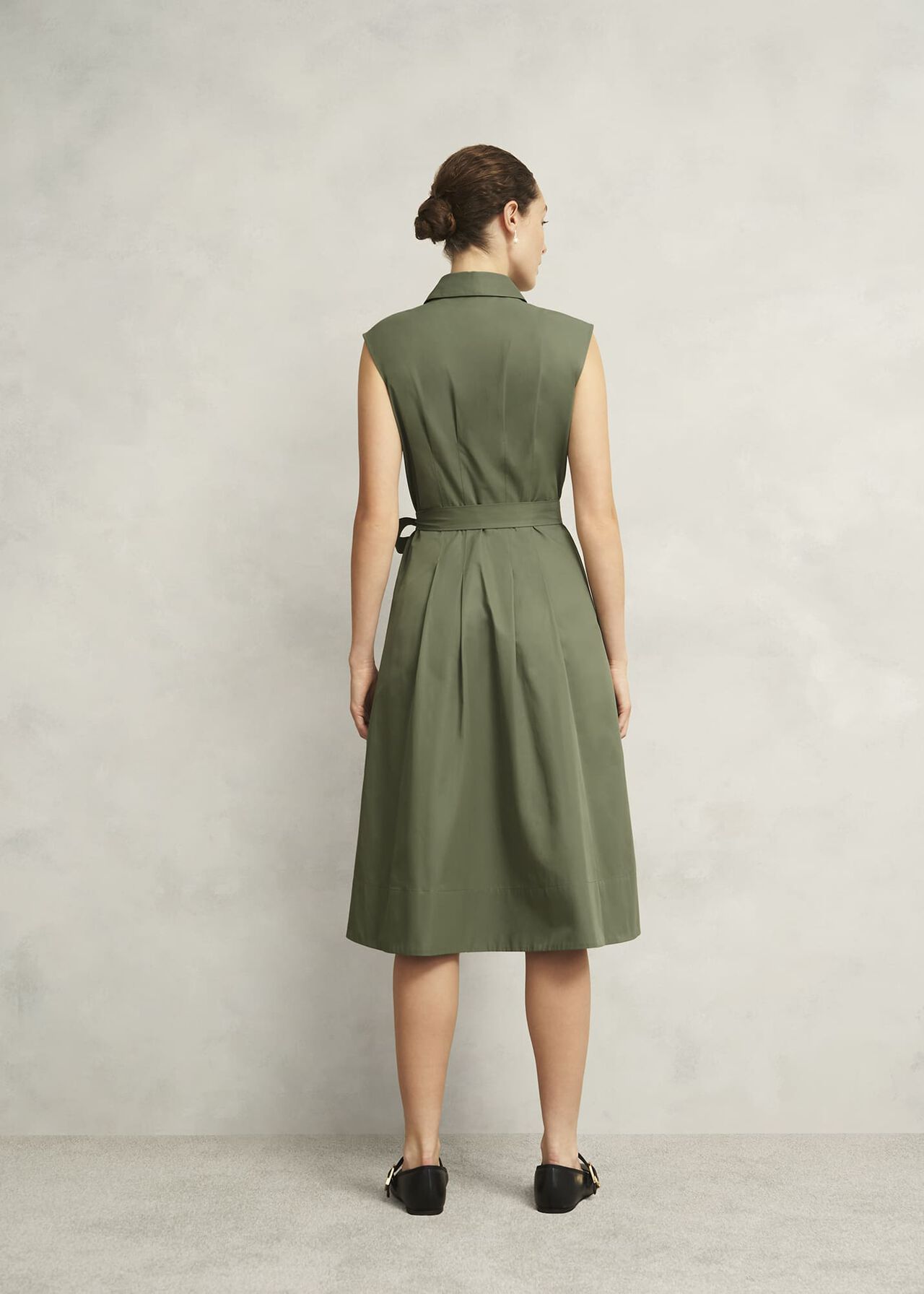 Sage Green Veronica Shirt Dress, Sage Green, hi-res