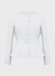 Petite Layla Sculpting Jacket, Pale Blue, hi-res
