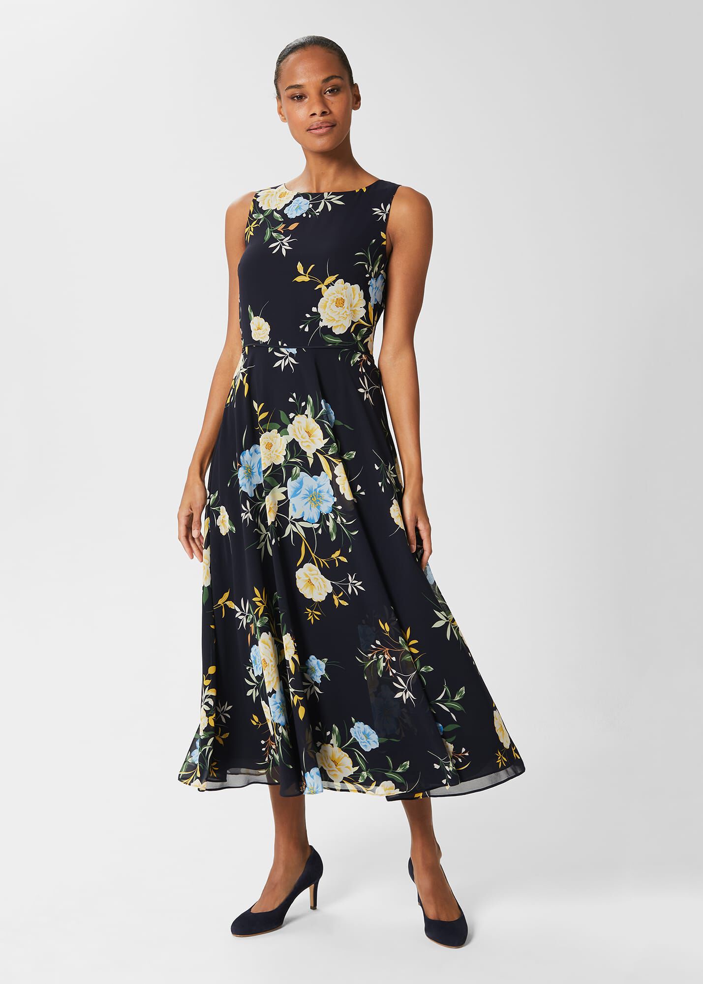 Hobbs carly hotsell midnight dress