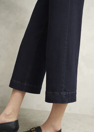 Brinley Crop Wide Leg Jeans, Indigo, hi-res