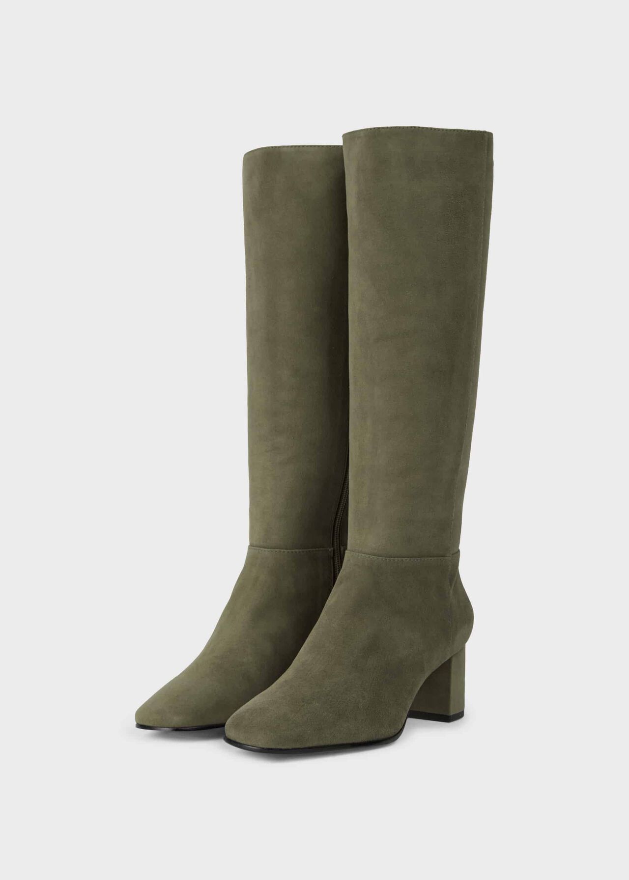 Imogen Knee Boots, Olive, hi-res