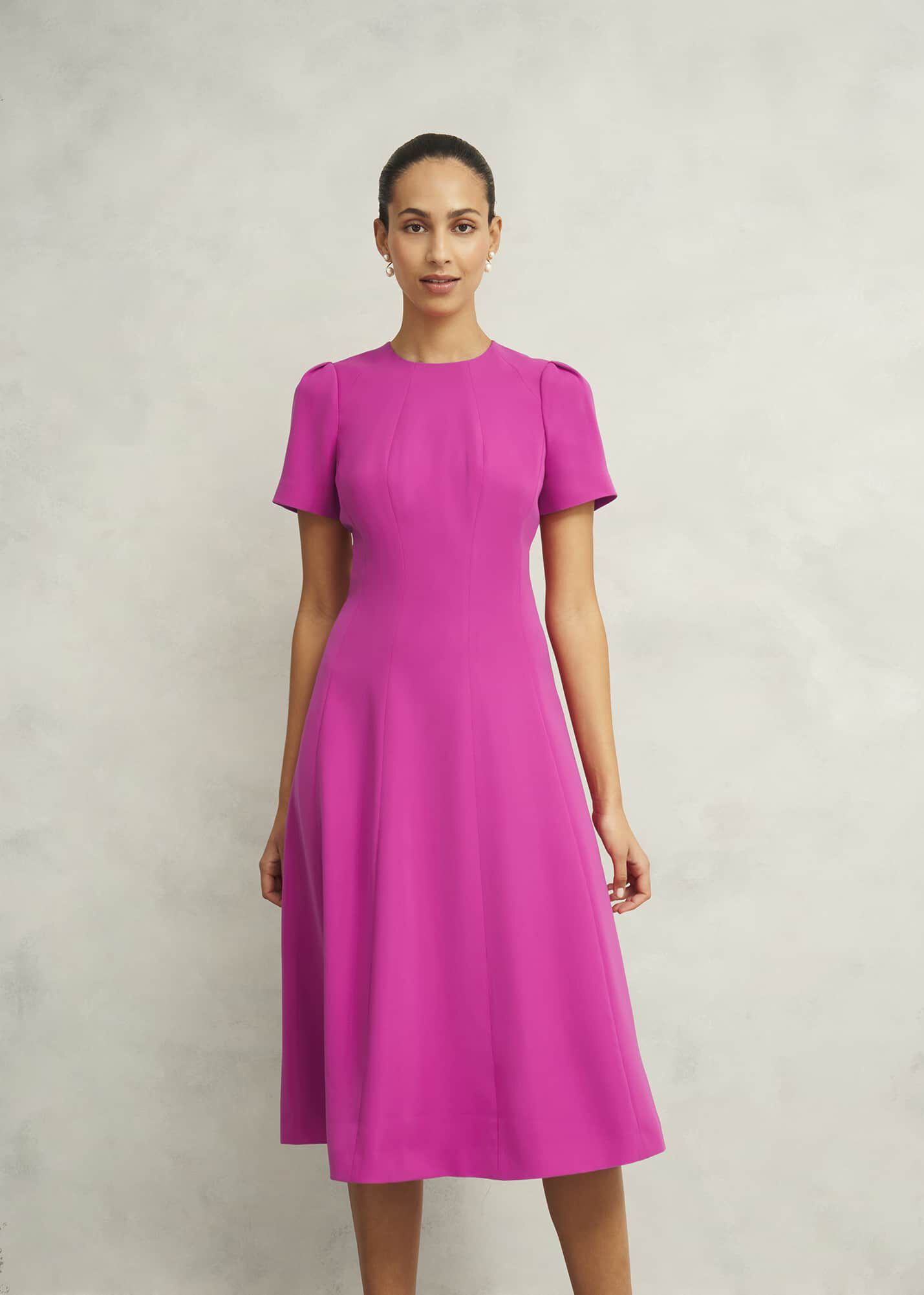 ★Hobbs London★ Petite Eleanor Spot Fit And Flare Dress 小 Eliana Dress | Hobbs UK |