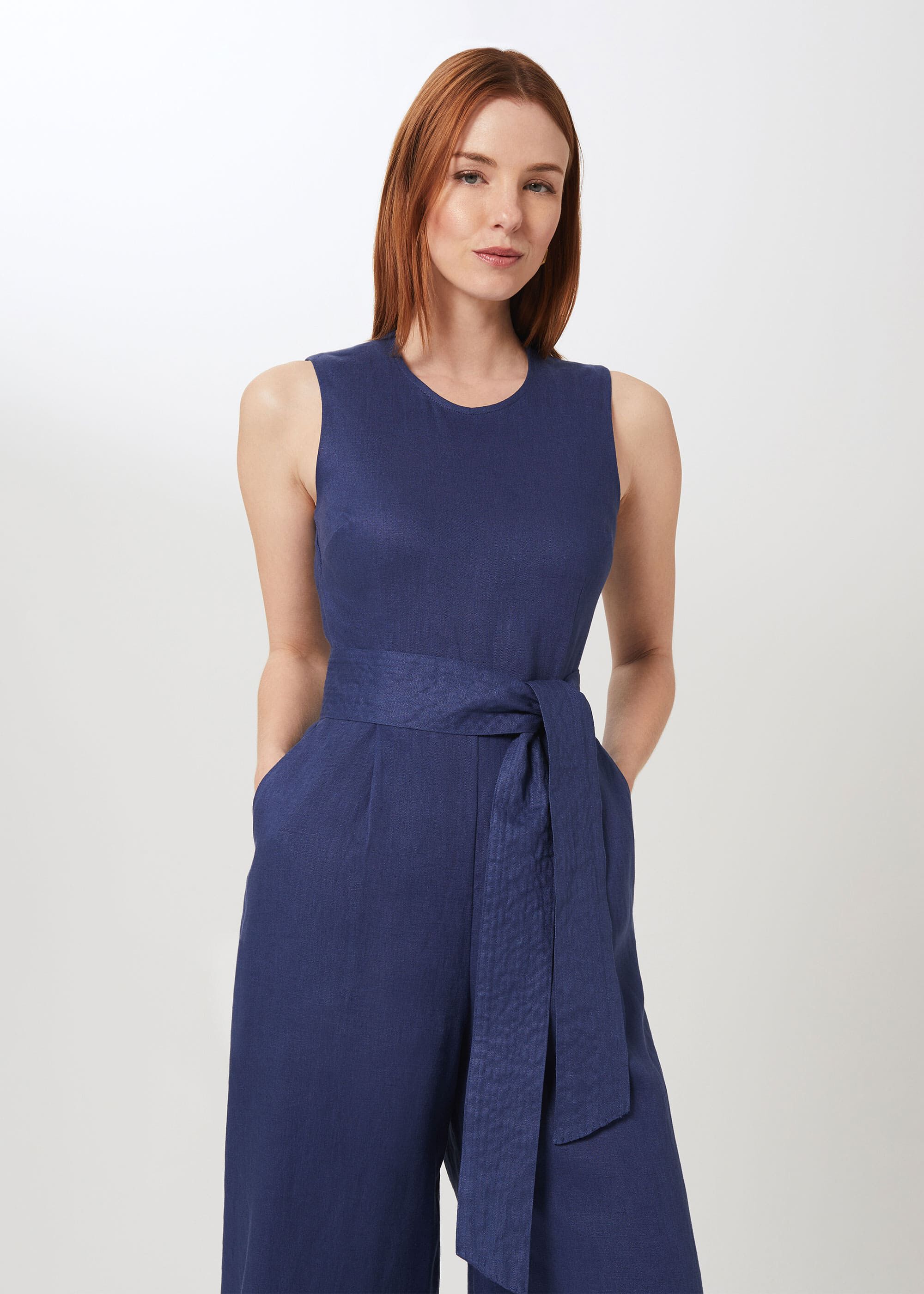 Hobbs navy top jumpsuit