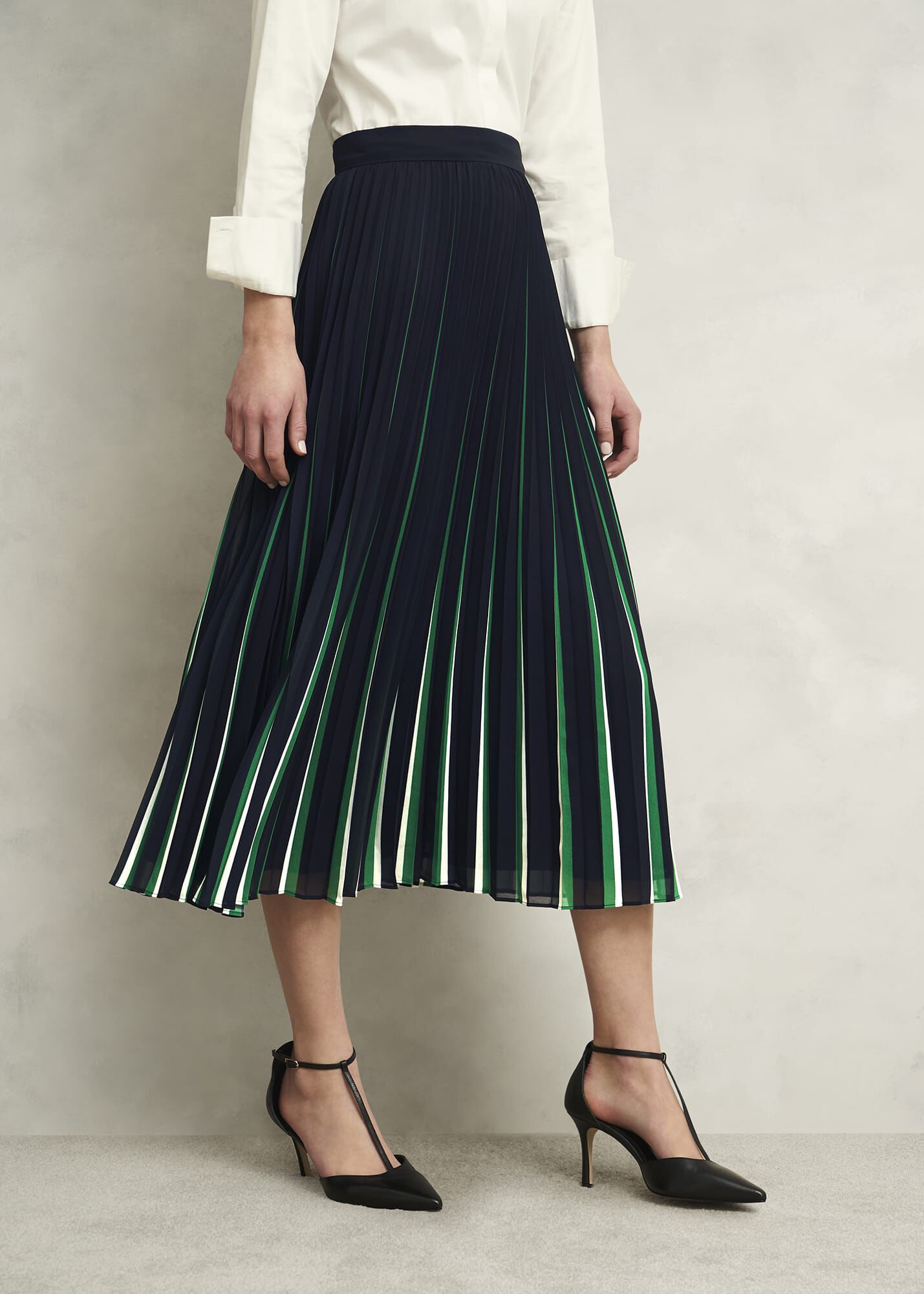 Vida Pleated Skirt | Hobbs US |