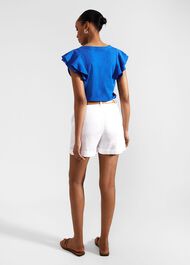 Lenna Linen Short, White, hi-res