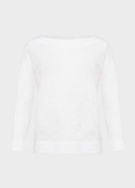 Avia Cotton Slub T-Shirt , White, hi-res