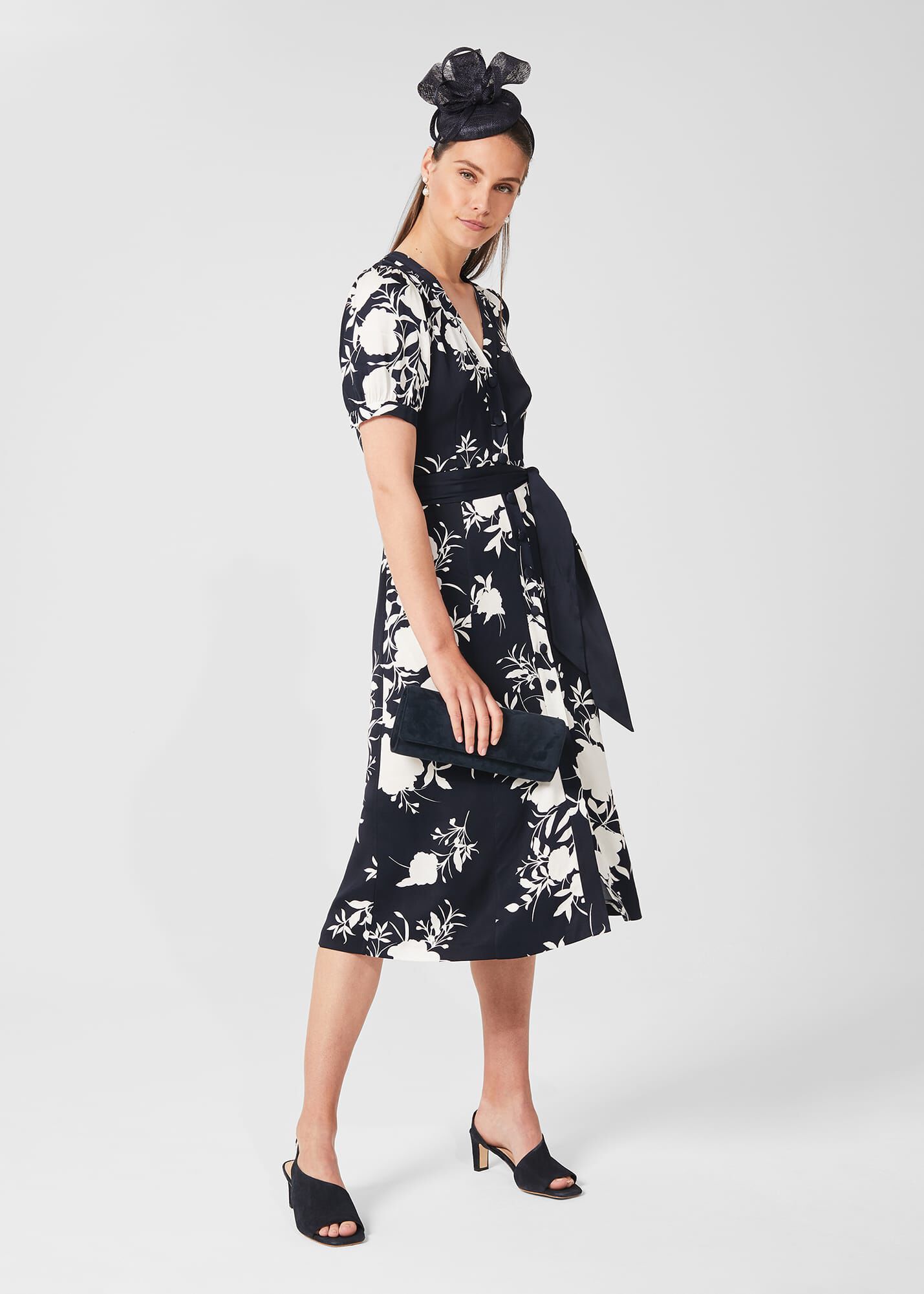 Hobbs black shirt dress sales