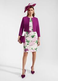 Fiona Floral Dress, Ivory Multi, hi-res