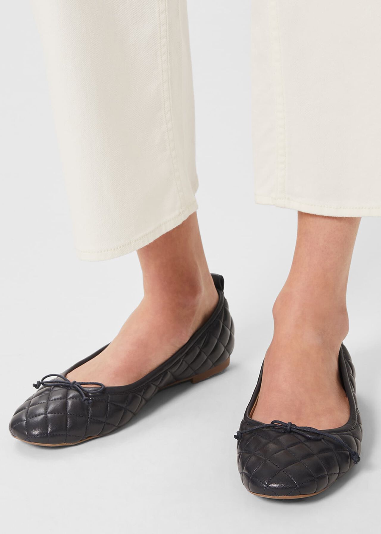 Hattie Ballet Flats, Navy, hi-res