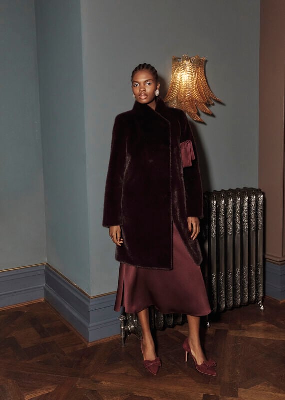 Tarini Faux Fur Coat
