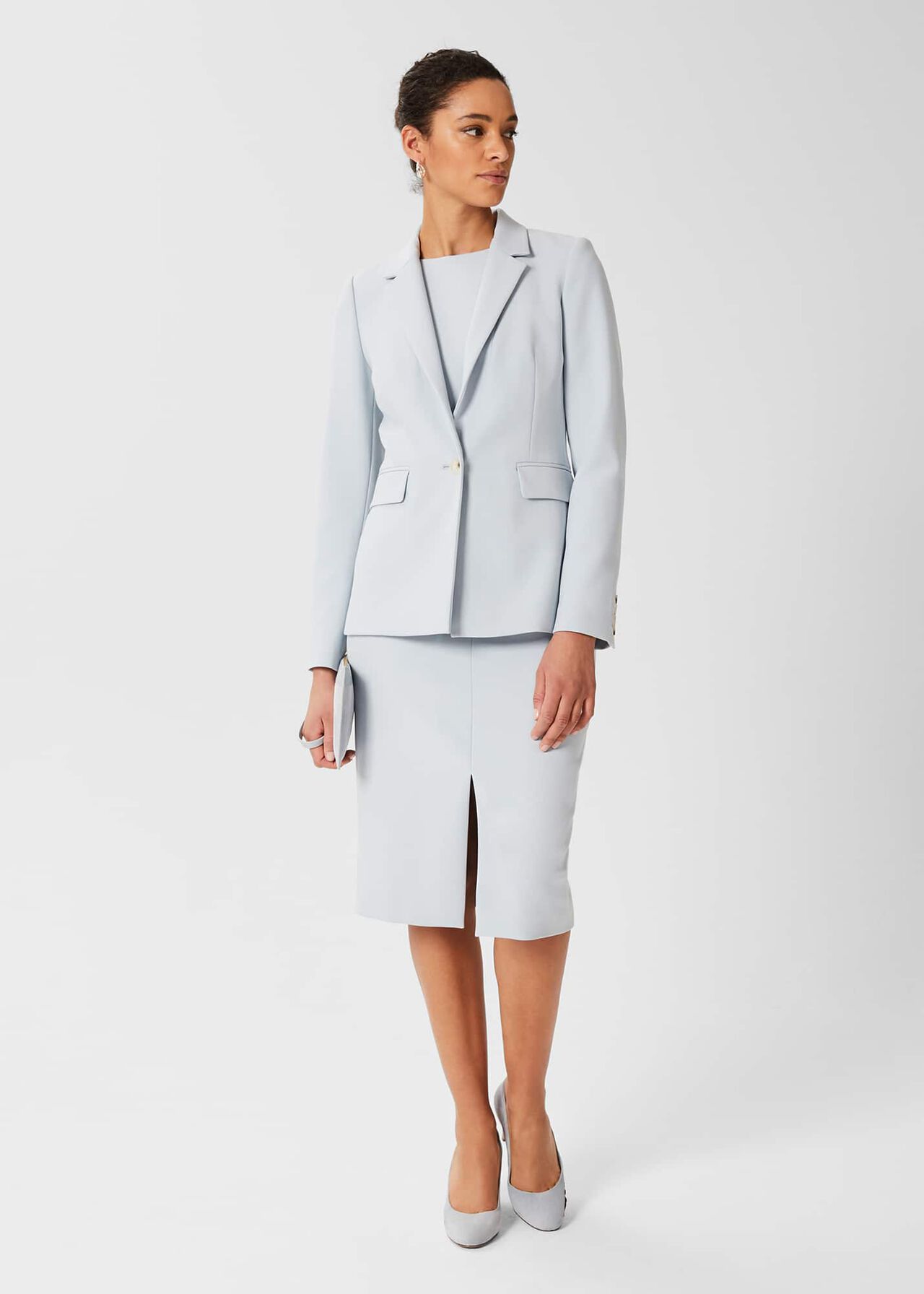 Kaia Shift Dress, Pale Blue, hi-res