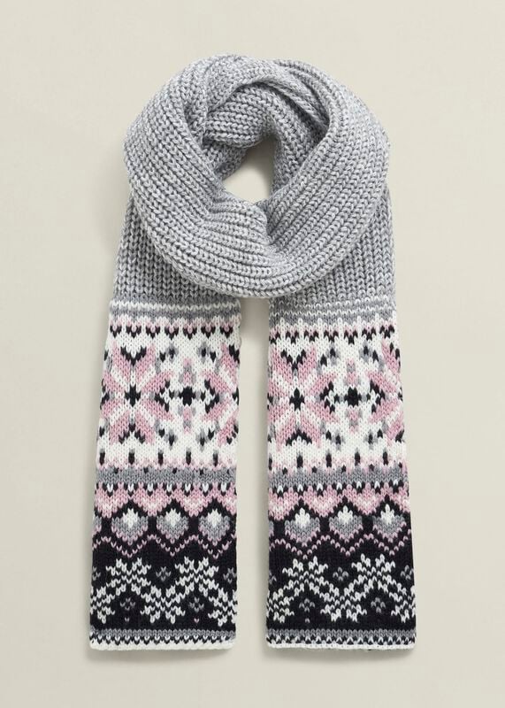 Deanna Fairisle Scarf