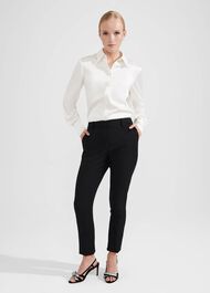 Lilian Tux Trousers, Black, hi-res