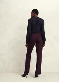 Alana Jersey Blouse, Hobbs Navy, hi-res