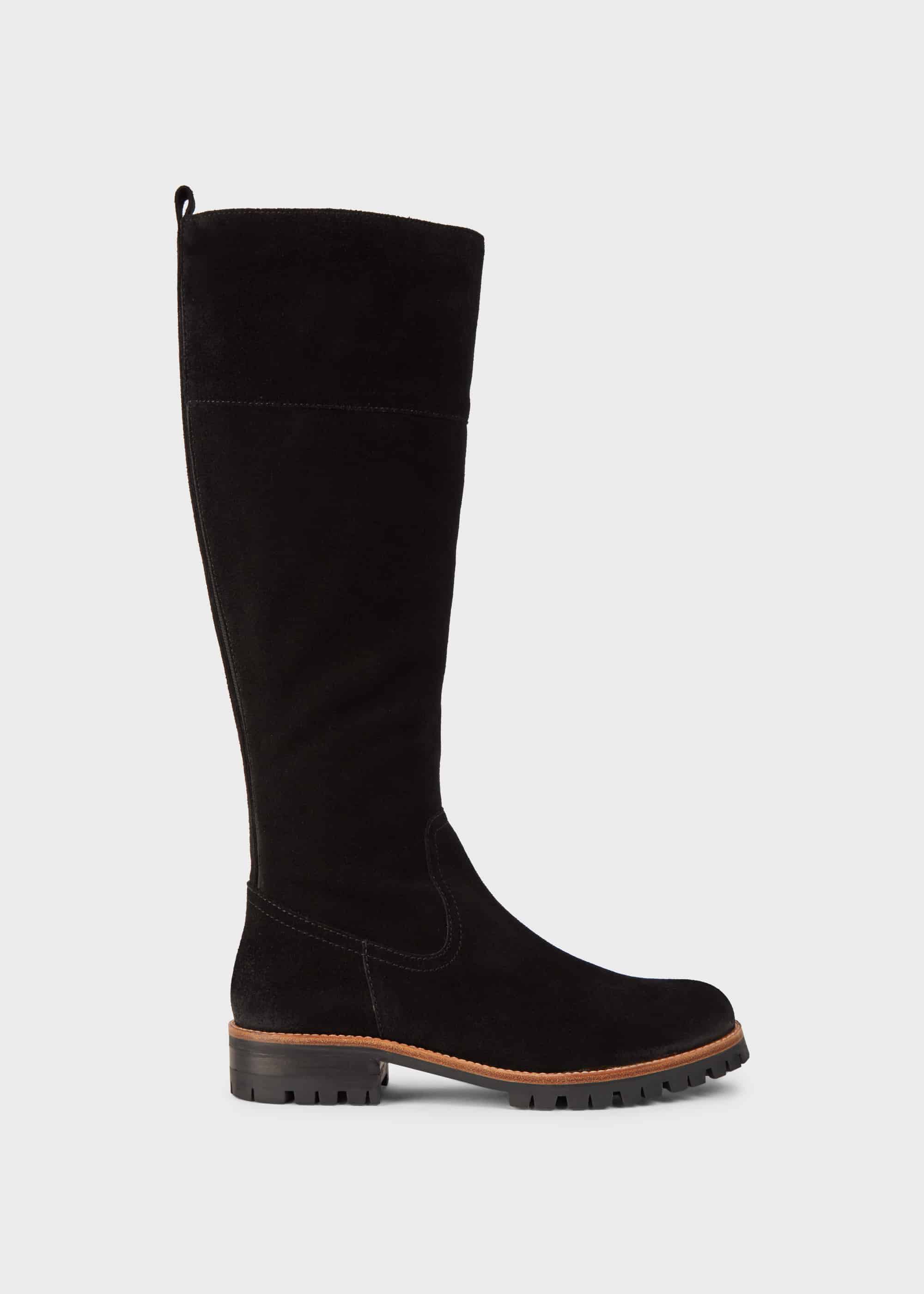 next black long boots