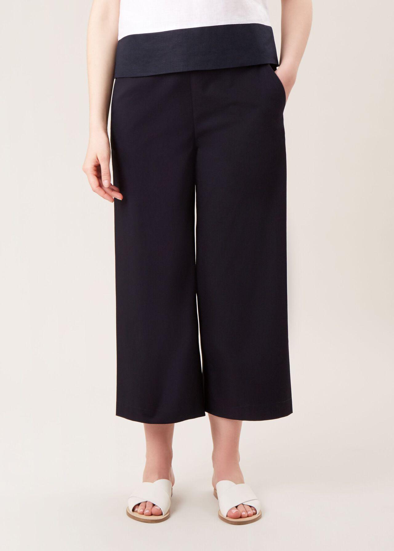 Jodie trousers With Stretch, Navy, hi-res