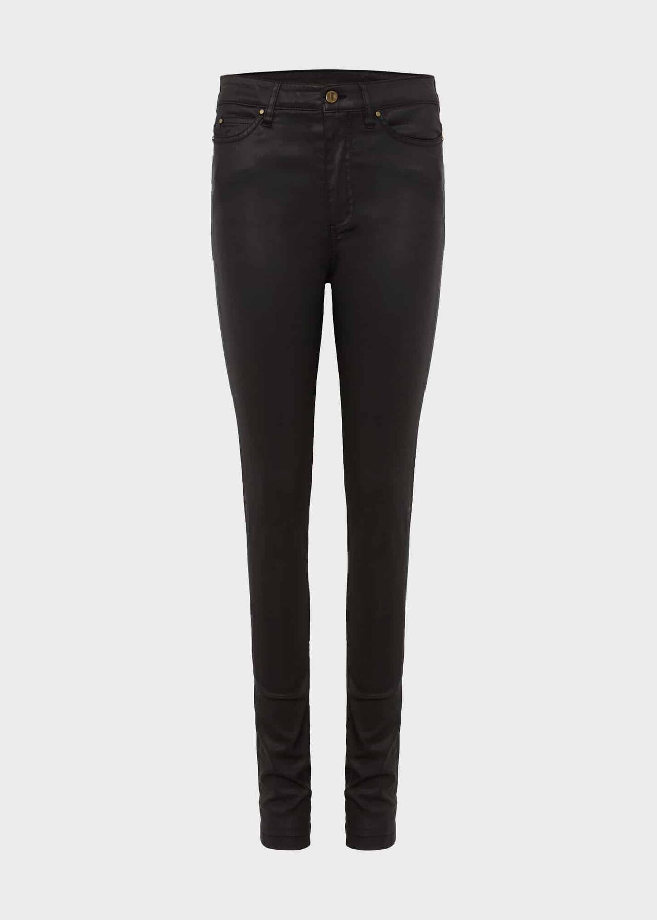 Gia Coated Jeans, Black, hi-res