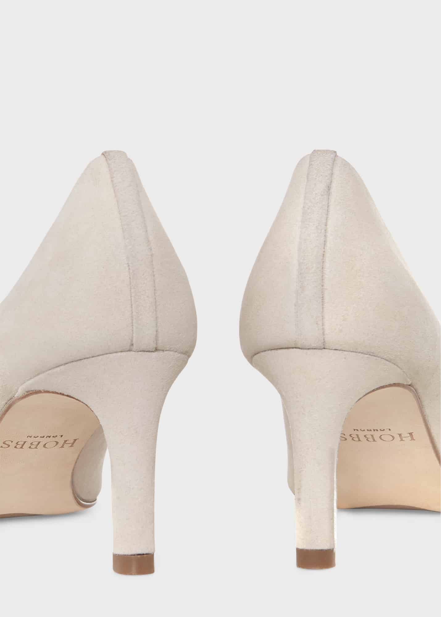 Cream suede court shoes shop