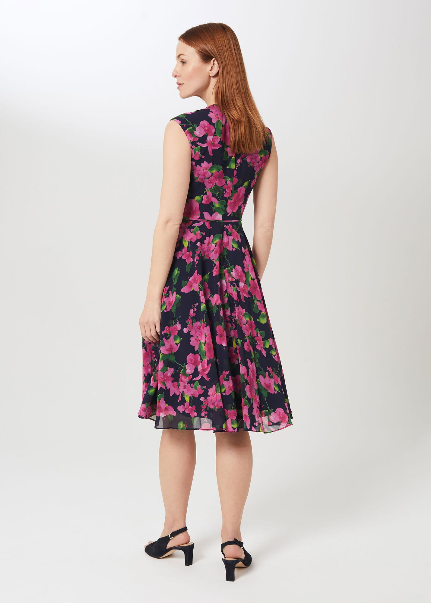 lauren fit and flare dress