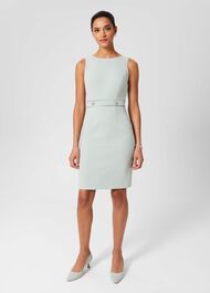 Darcie Shift Dress, Sage Green, hi-res