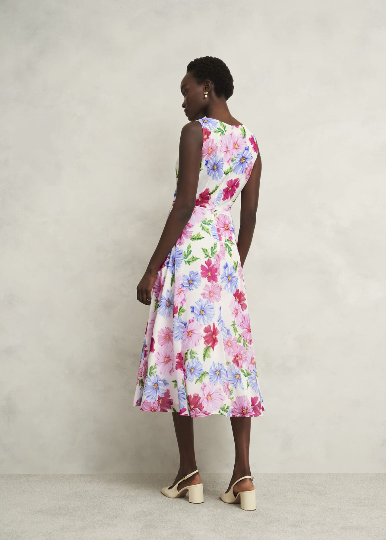 Carly Dress, Ivory Multi, hi-res