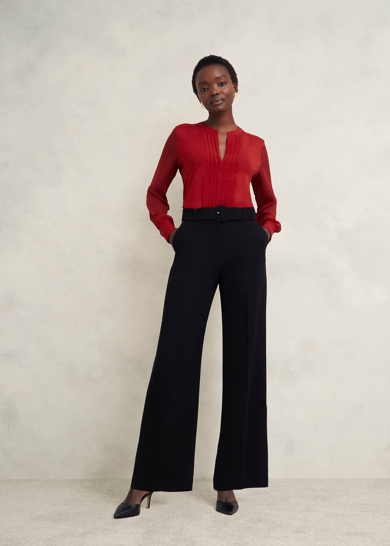 Darcey Top, Pomegranate Red, hi-res