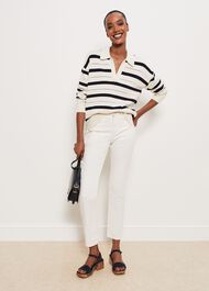 Iva Crop Jeans, Milky White, hi-res