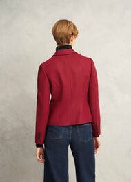 Petite Hackness Wool Jacket, Red, hi-res
